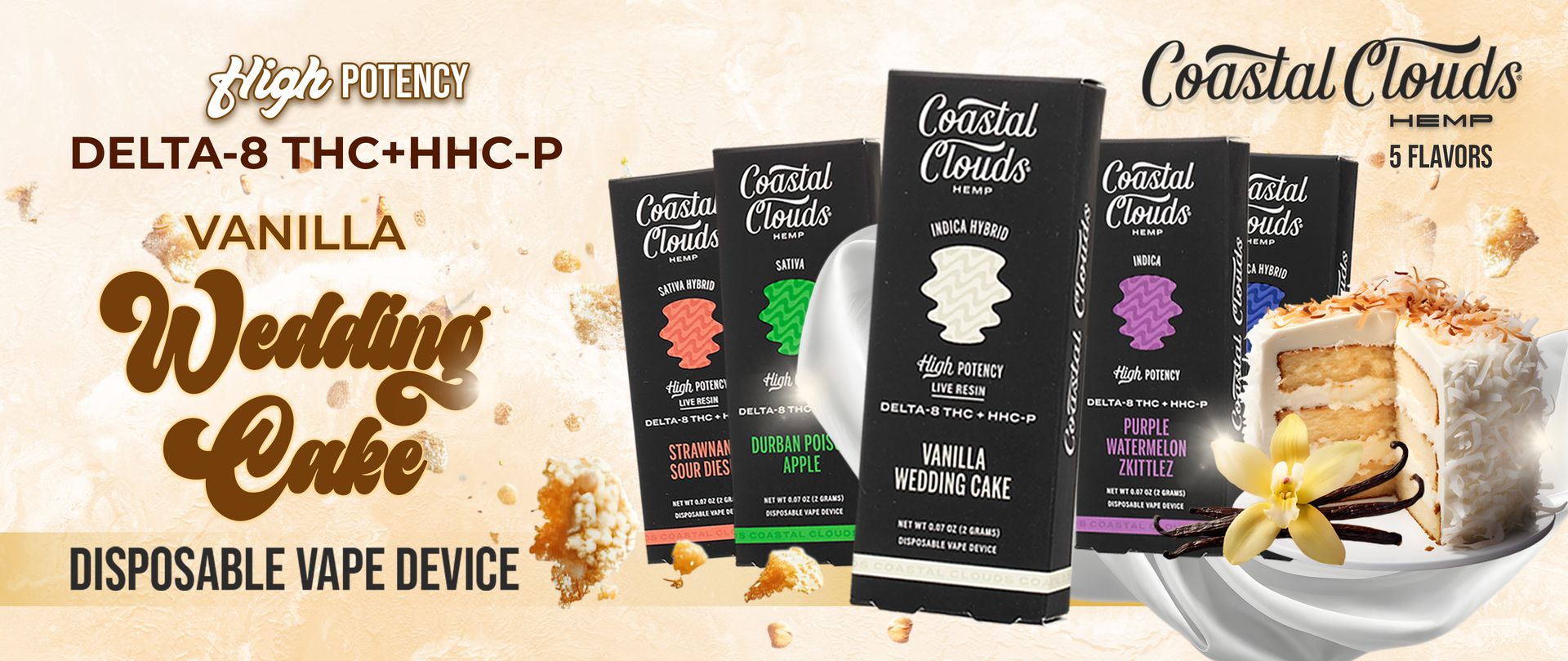 Coastal Clouds Hemp Live Resin D8